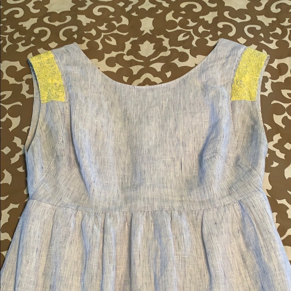 Linen JCrew dress - with pockets!! - Picture 2 of 4